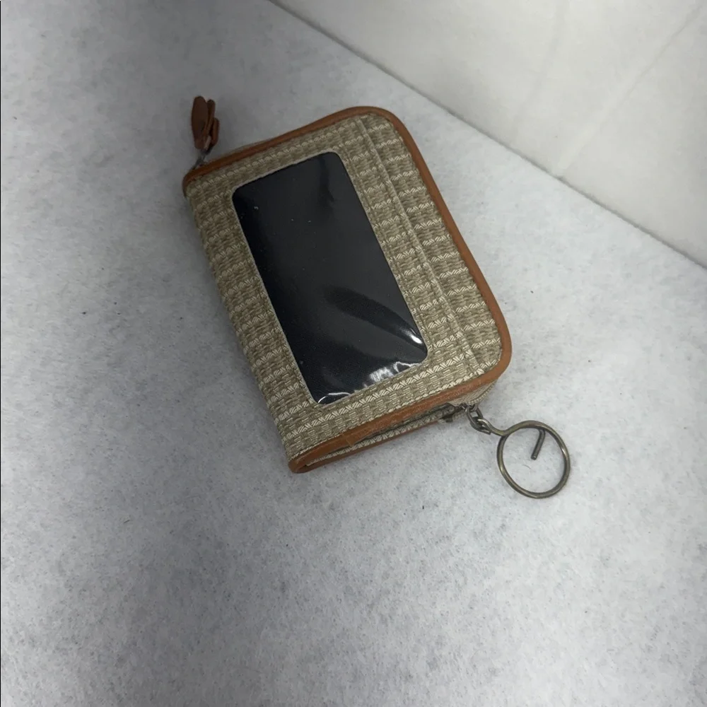 ESPRIT vintage NWOT Brown and Tan mini Wallet - Picture 4 of 5